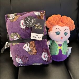 Hocus Pocus 3 Piece Travel Set - Blanket, Pillow Stuffie